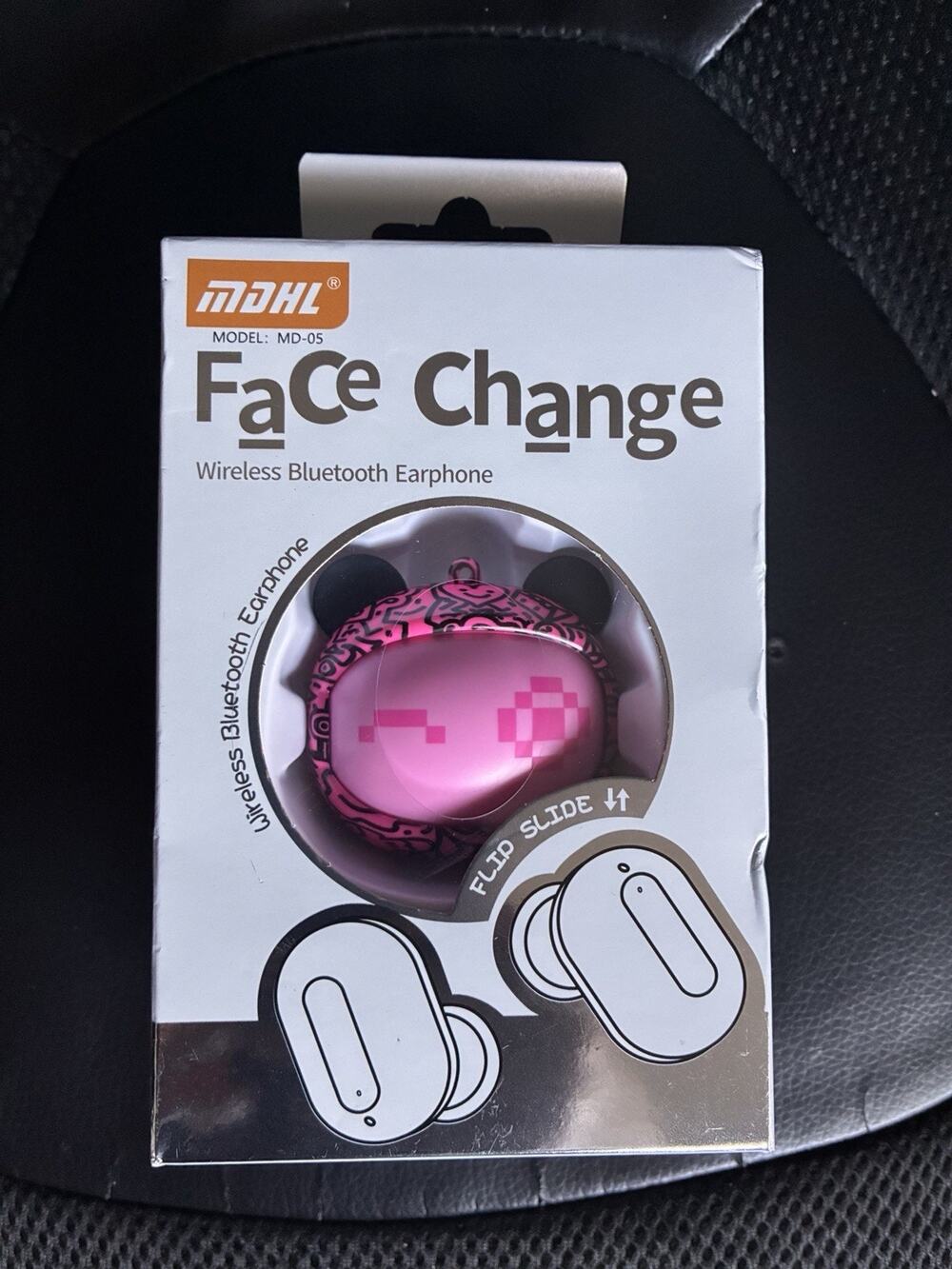 MDHL Face Change Wireless Bluetooth Earphone/Earbuds Brand New